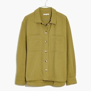Madewell Diamond Jacquard Shirt-Jacket